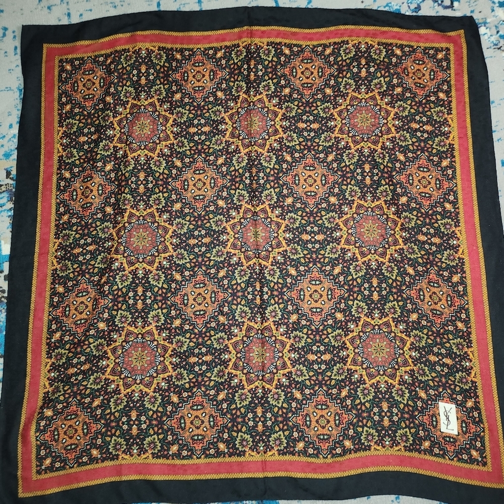 #3 Yves Saint Laurent scarf